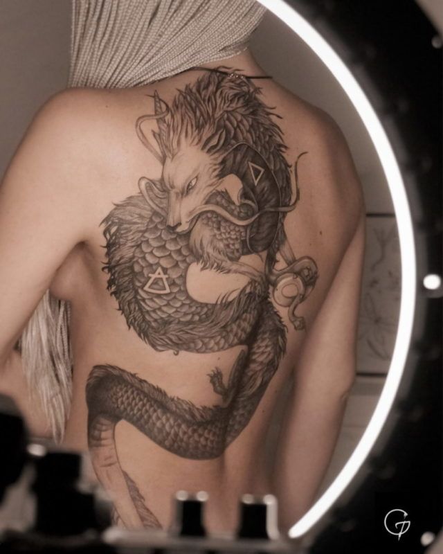 Tattoo dragón