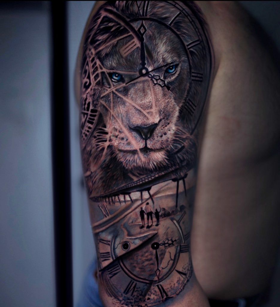 tattoo composición realista