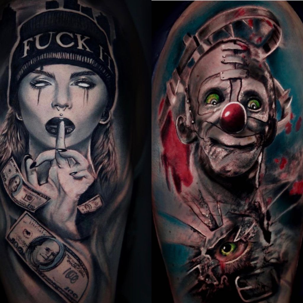 tattoos realistas Victor Piedrahita