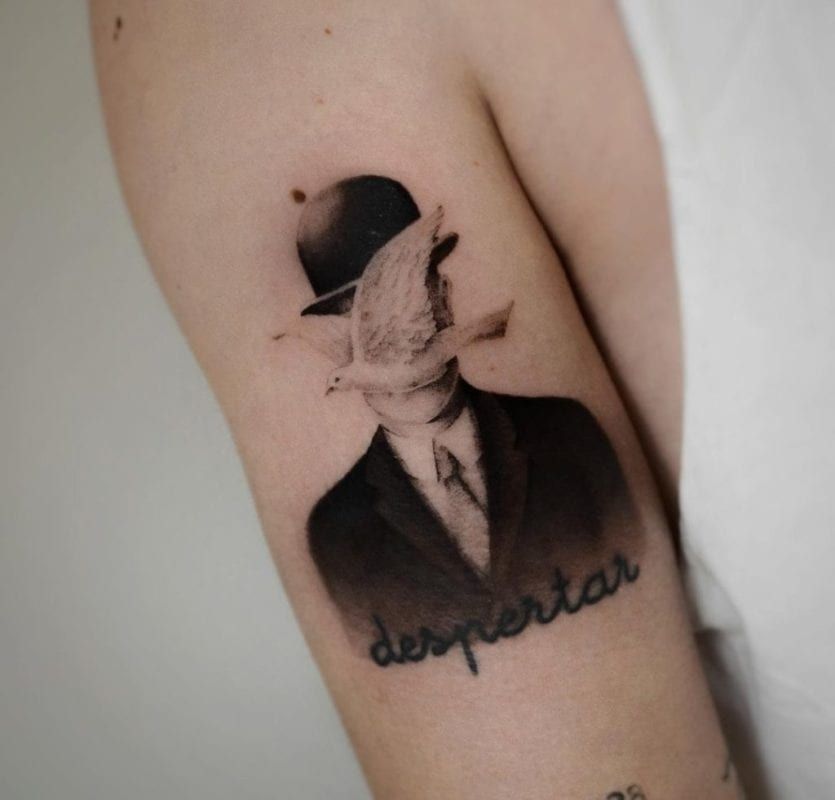 Tattoo obra de Magritte