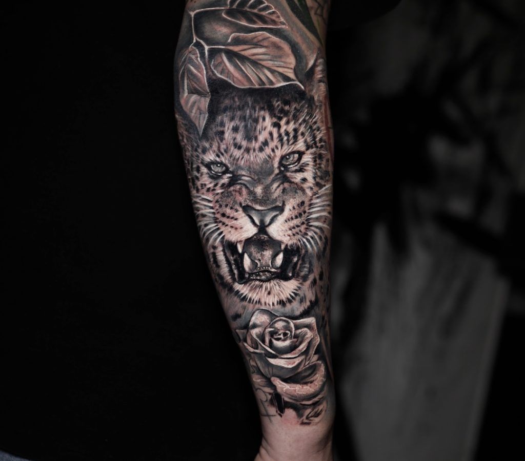 tattoo rostro tigre