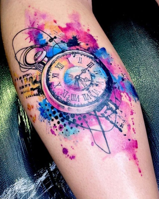 Tattoo reloj bolsillo