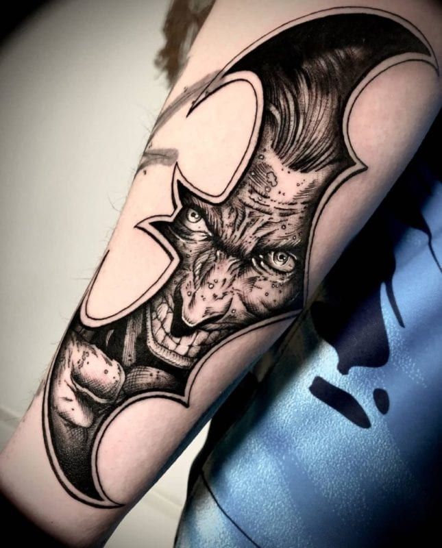 Tattoo joker Batman