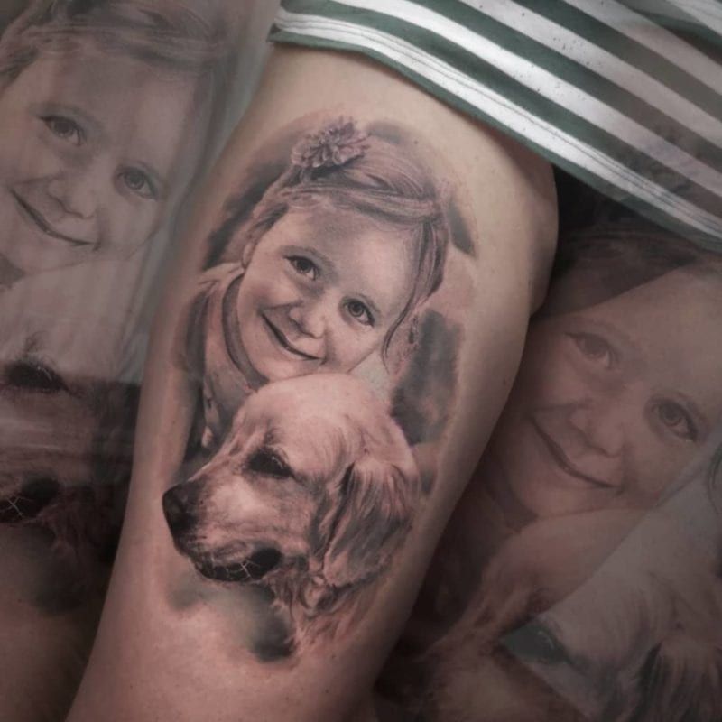 Tattoo realismo retrato