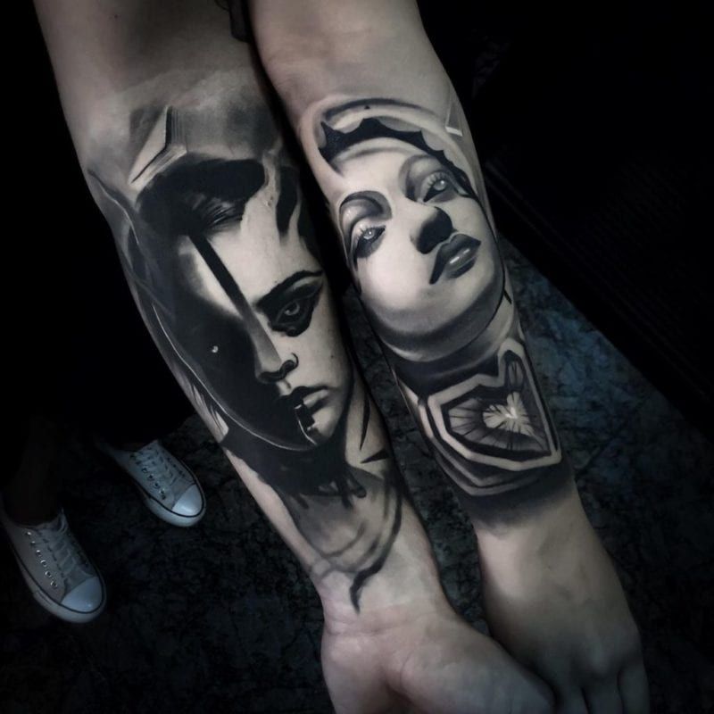 Tattoo darkness Black Work